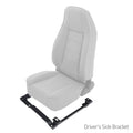 Seat Adapters Front All Seats Except XRC Driver Side 97-02 Wrangler TJ Smittybilt