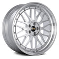 BBS LM 19x9 5x120 ET44 Diamond Silver Center Diamond Cut Lip Wheel - 82mm PFS Required