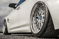 BBS LM 19x9 5x120 ET44 Diamond Silver Center Diamond Cut Lip Wheel - 82mm PFS Required