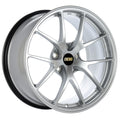 BBS RI-A 18x10 5x120 ET25 Diamond Silver Wheel -82mm PFS/Clip Required