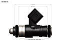 Injector Dynamics 1340cc Injectors- 34mm Length-No Adapt Top(14mm O-Ring)/15mm Low O-Ring(Set of 8)