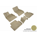 3D MAXpider 2018-2020 Kia Stinger Rwd Kagu 1st & 2nd Row Floormats - Tan