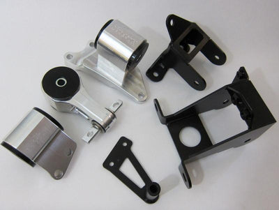 Innovative 94-97 Accord H/F Series Black Steel Mounts 95A Bushings (EX Chassis H22/F22A)