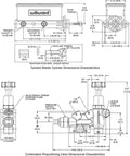 Wilwood HV Tandem M/C Kit w L/H Bracket & Prop Valve - 7/8in Bore-W/Pushrod - Early Mustang