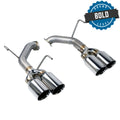 Remark 2015+ Subaru WRX STi VA Axle Back Exhaust w/Stainless Steel Double Wall Tip 4in