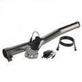 QTP 2018 Jeep Wrangler JL 4DR 2.5in 304SS Aggressor Cutout Mid Pipe