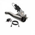 QTP 2018 Jeep Wrangler JL 4DR 2.5in 304SS Aggressor Cutout Mid Pipe