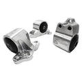 Innovative 92-95 Civic B/D Series Silver Aluminum Mounts Solid Bushings (3 Bolt)