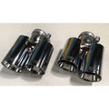 Remus 2014 Seat Leon Cupra 76mm Straight Cut Chromed Tail Pipe Set