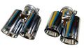 Remus 2014 Seat Leon Cupra 76mm Straight Cut Chromed Tail Pipe Set