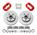 Wilwood Forged Dynalite Pro Front Kit 11.00in One Piece HP Hub and Rotor - Red