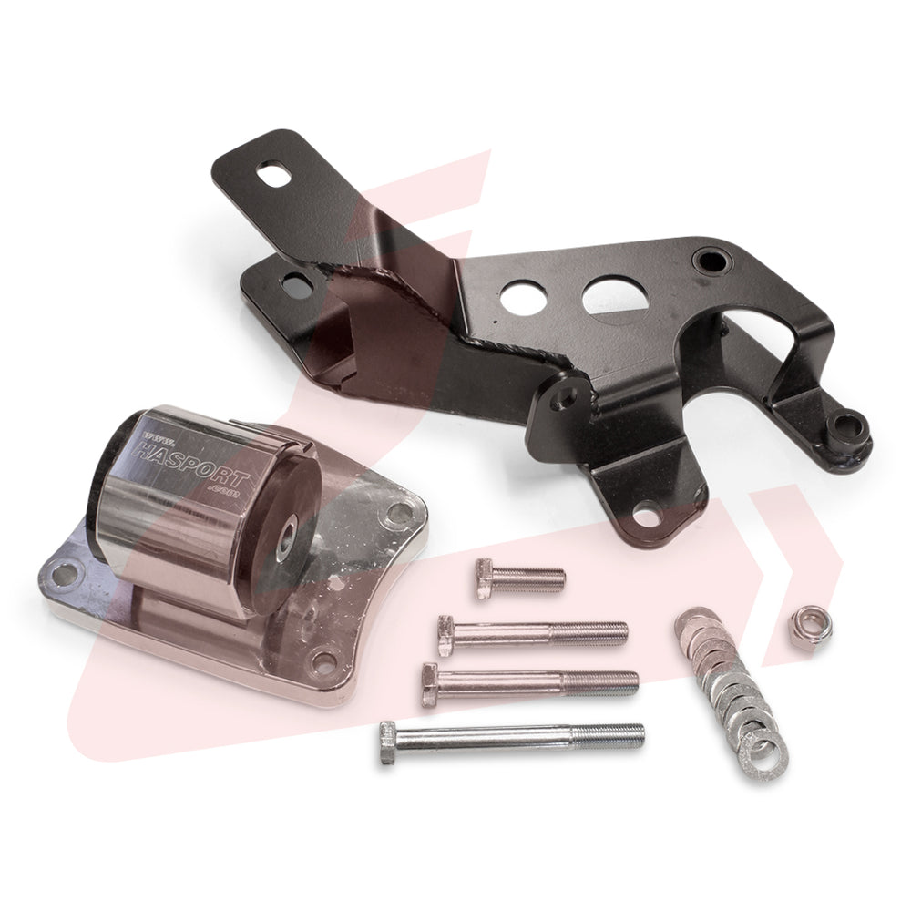 Innovative 96-00 Civic D-Series Black Steel Mounts 85A Bushings (CVT to Manual)
