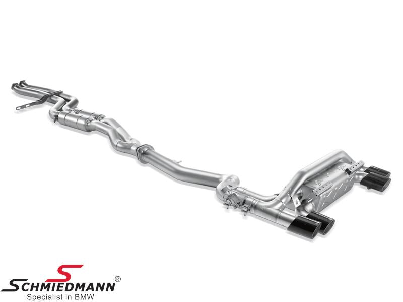 Akrapovic 11-12 BMW 1 Series M Coupe (E82) Evolution Line Cat Back (Titanium) w/ Carbon Tips