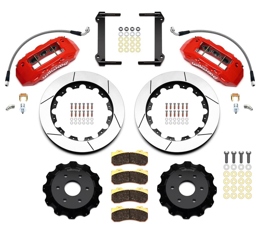 Wilwood TX6R Front Kit 16.00in Red 18-25 RAM 1500