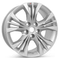 18x8 5x120 42mm Offset Silver Painted Alloy Wheel