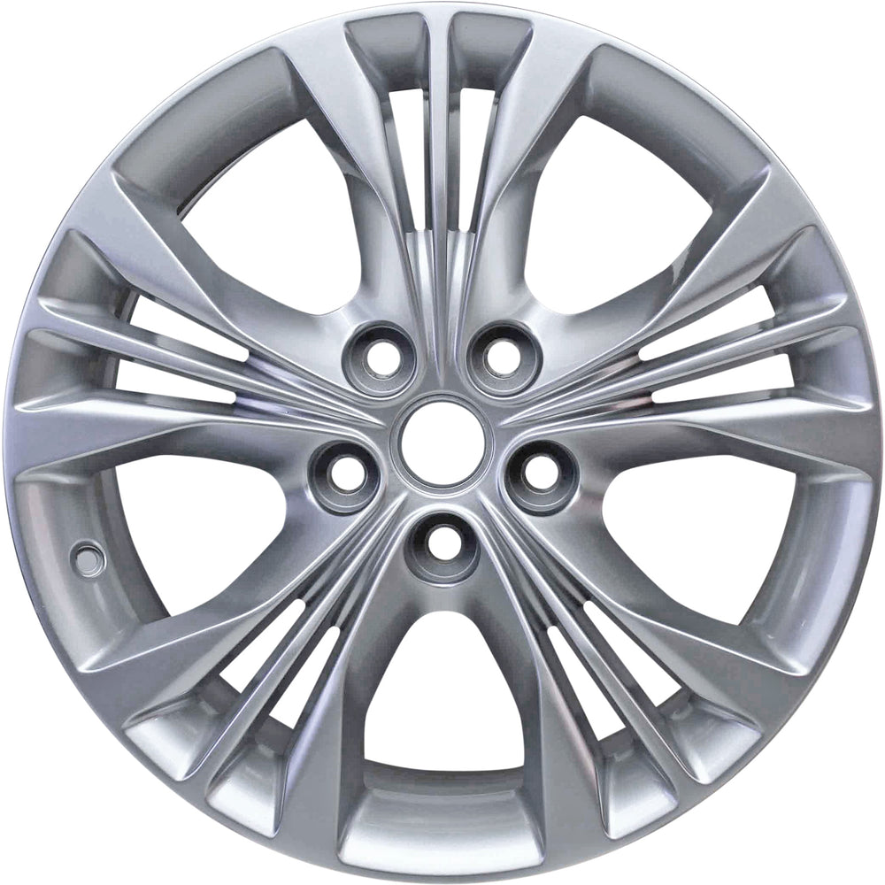 18x8 5x120 42mm Offset Silver Painted Alloy Wheel