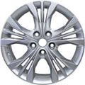 18x8 5x120 42mm Offset Silver Painted Alloy Wheel