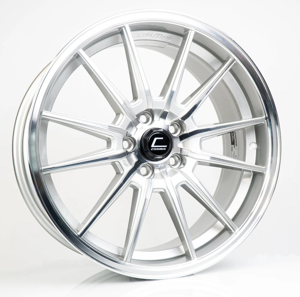 19x8.5 +35mm 5x114.3 Gloss Hyper Silver Wheel