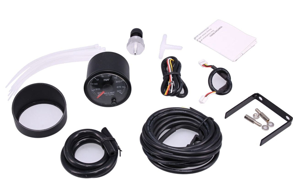 Raceworks 52mm Electronic Boost/Vacuum Gauge Kit