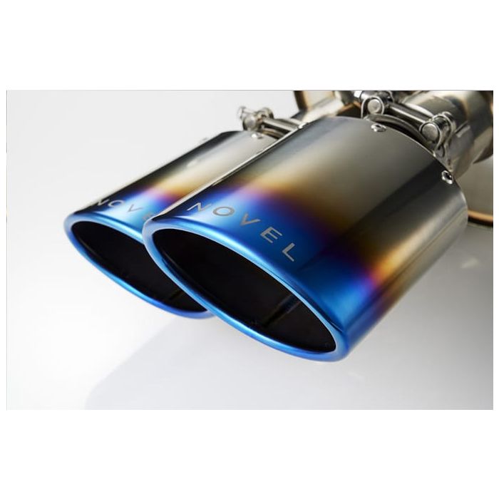 Titanium Exhaust Tip with Burnt Finish