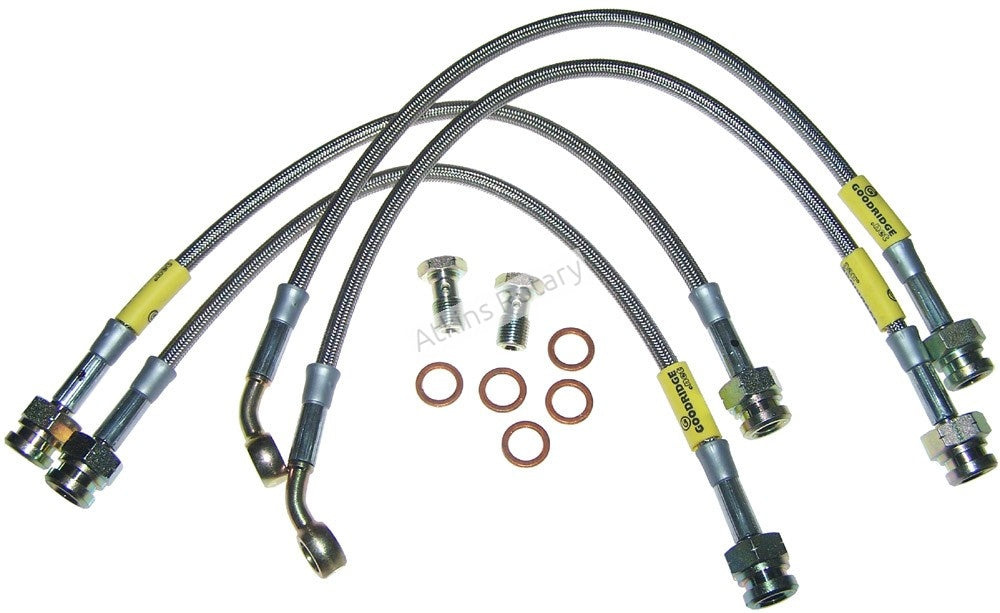 Stainless Steel Braided Brake Line Kit
