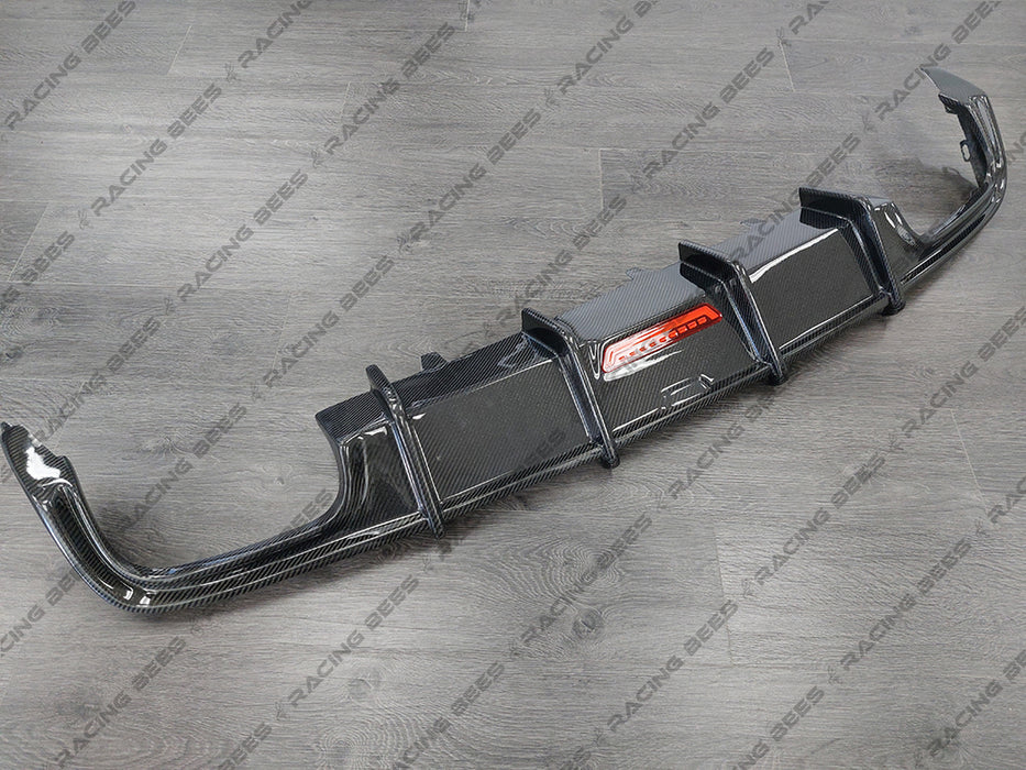 BK-Style Carbon Fiber Rear Diffuser