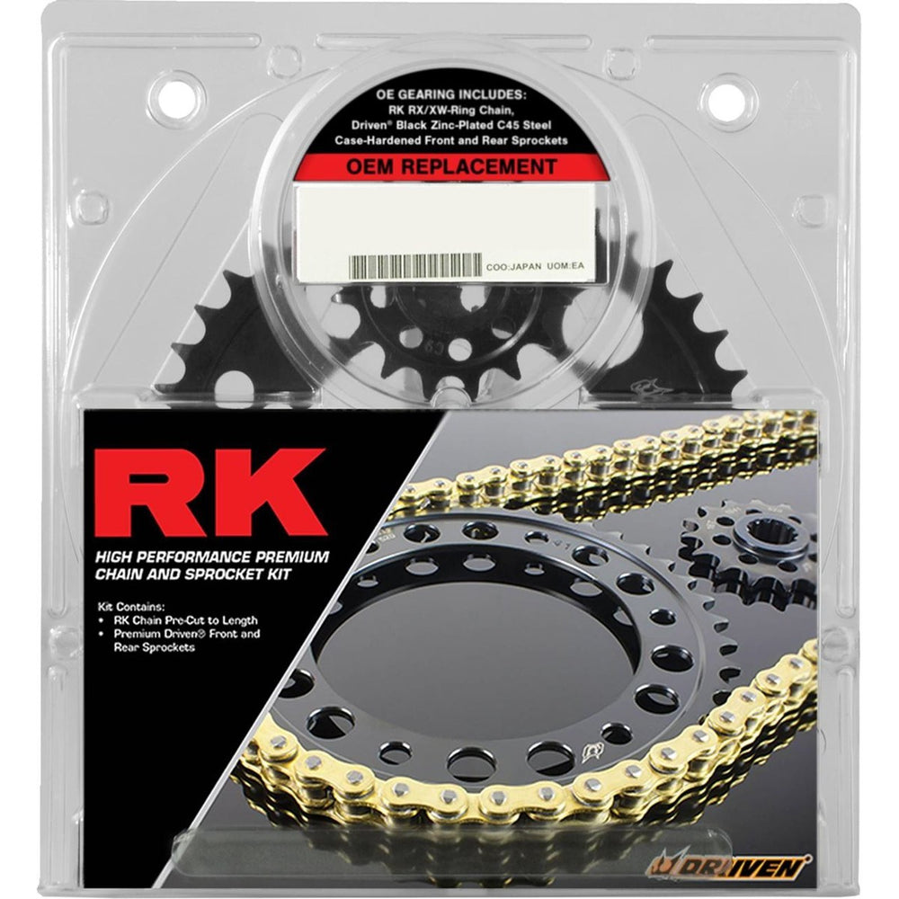 RX-Ring Chain and Sprocket Kit, C45 Steel Alloy