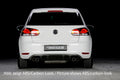Rear Skirt Insert Glossy Black ABS Plastic