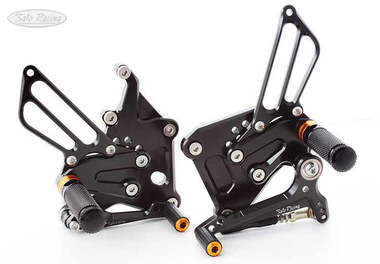 Race Concept Rear Sets, Black/Gold