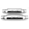 SLP Exhaust LoudMouth 2.5in Inlet / Outlet Bullet-Type Resonator