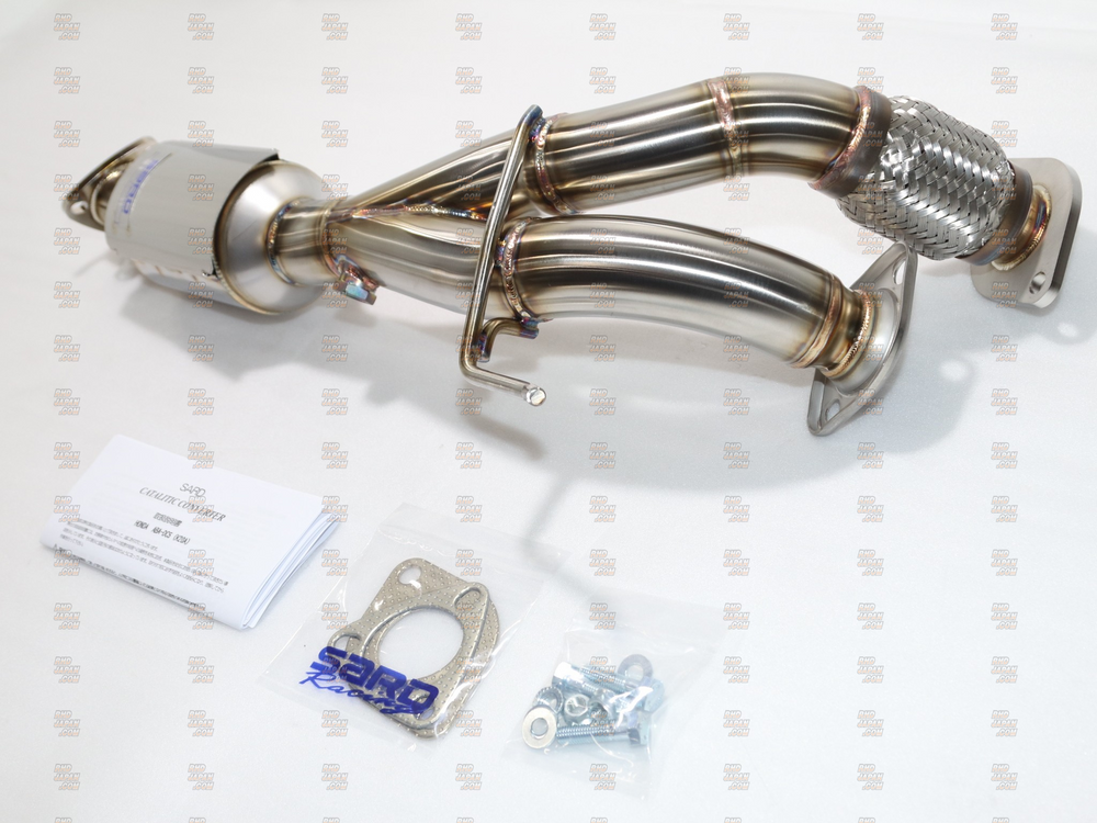 Sports SUS304 Stainless Steel Catalytic Converter 60mm