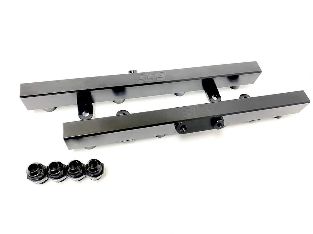 Motorsport Fuel Rail Kit -8 AN Black
