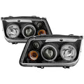 Projector Headlights with LED Halo