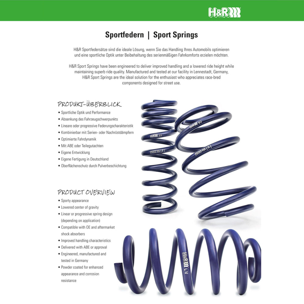 Sport Lowering Springs