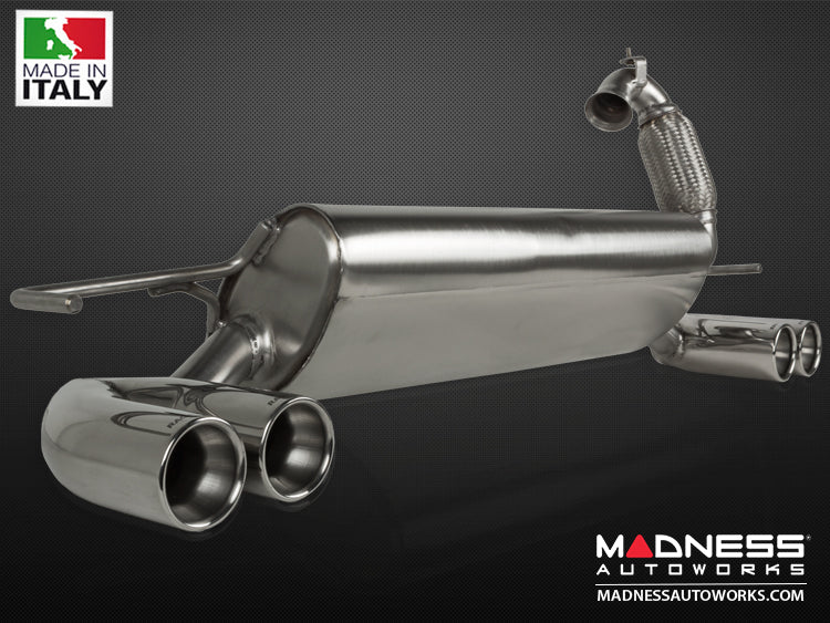 Rear Silencer, Dual 70mm Round Tailpipes