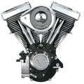S&S Cycle 84-99 BT V80 Complete Assembled Engine w/ 508 Cams - Wrinkle Black