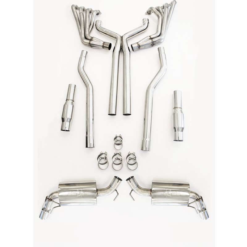Long Tube Headers w/ Catted Connection Pipes