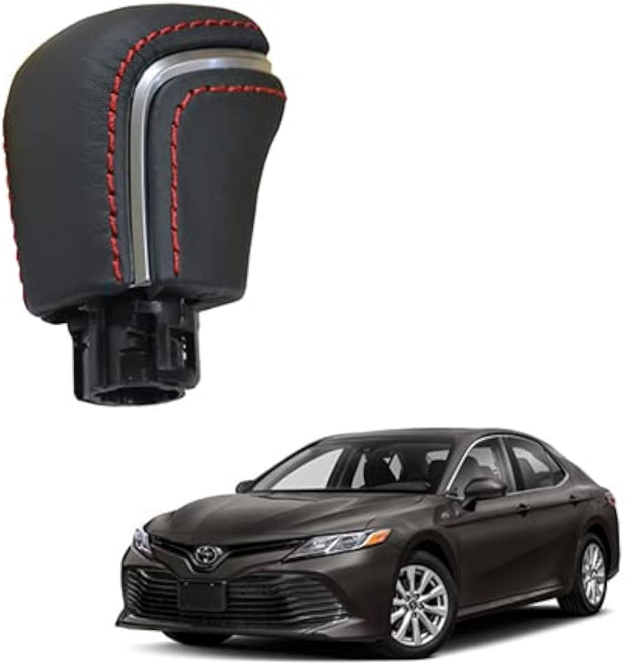 TRD Leather Shift Knob with Red Stitching