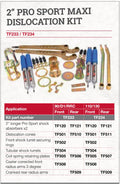 Pro Sport Plus 2" Maxi Dislocation Kit