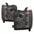 Projector Headlights w/ DRL Light Bar