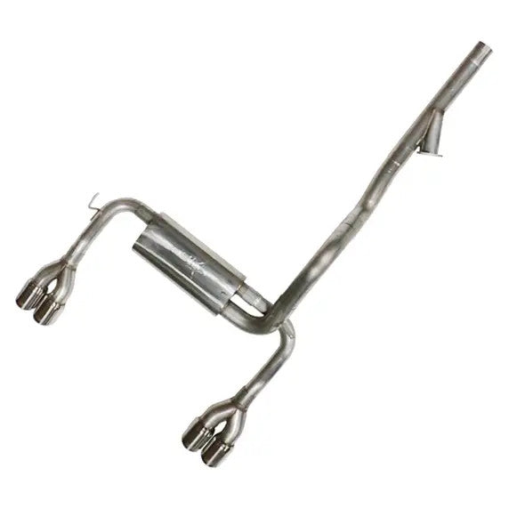 Stainless Steel Cat-Back Exhaust System with Integrated