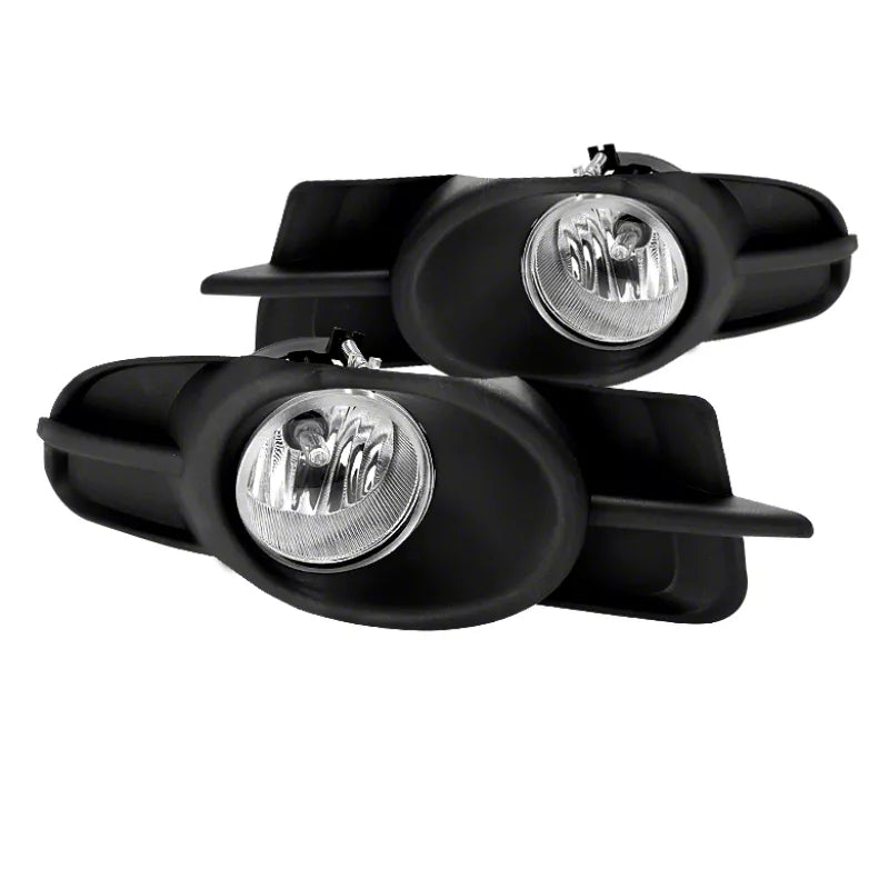 Clear Lens Chrome Housing Fog Light Kit