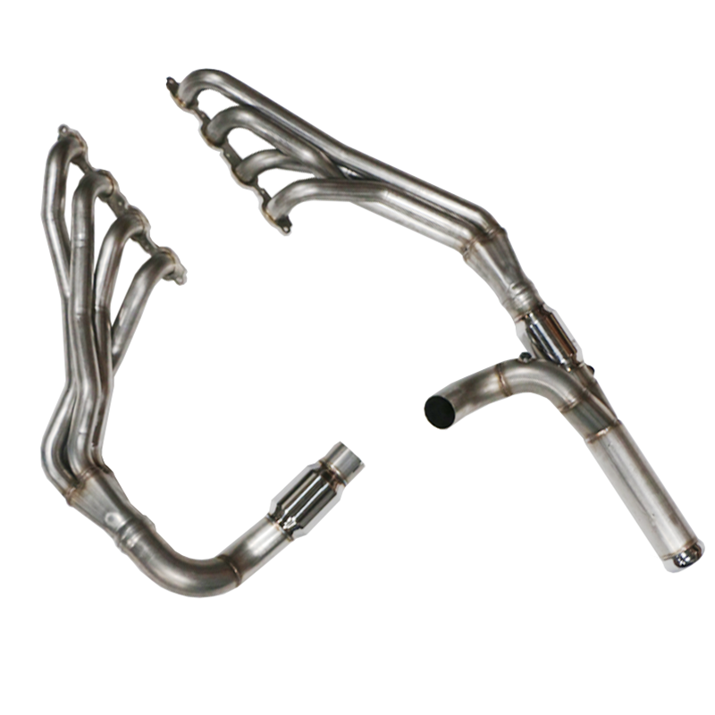 1-7/8" Stainless Steel Long Tube Headers and Catted Y-Pipe Package