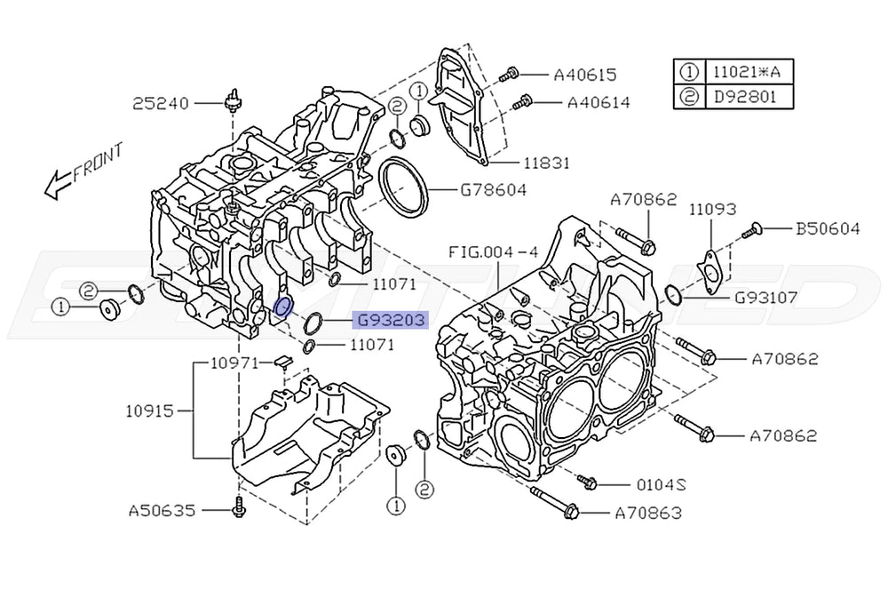 Oil Pan Gasket O-Ring