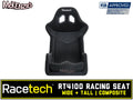 RT4100WT Wide Tall Racing Seat