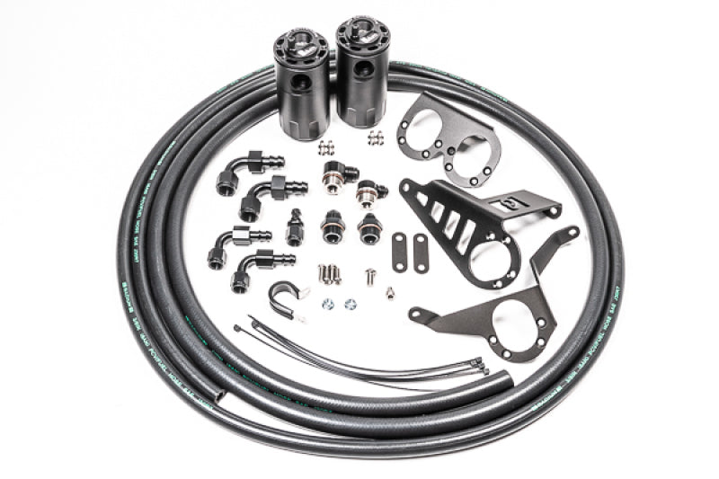 Dual Catch Can Kit Vent to Engine