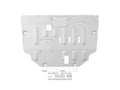 4x4 Engine Skid Plate, 1/4-Inch Aluminum Alloy