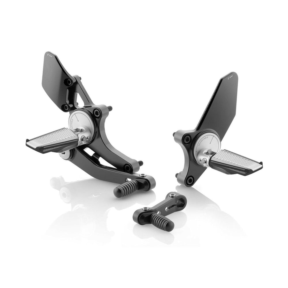 Billet Aluminum Rearsets [6-Position, 360-Degree]