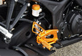 Rear Sets for Yamaha YZF-R3/MT-03 (Black)