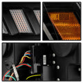 Black DRL Bar Projector LED Headlights